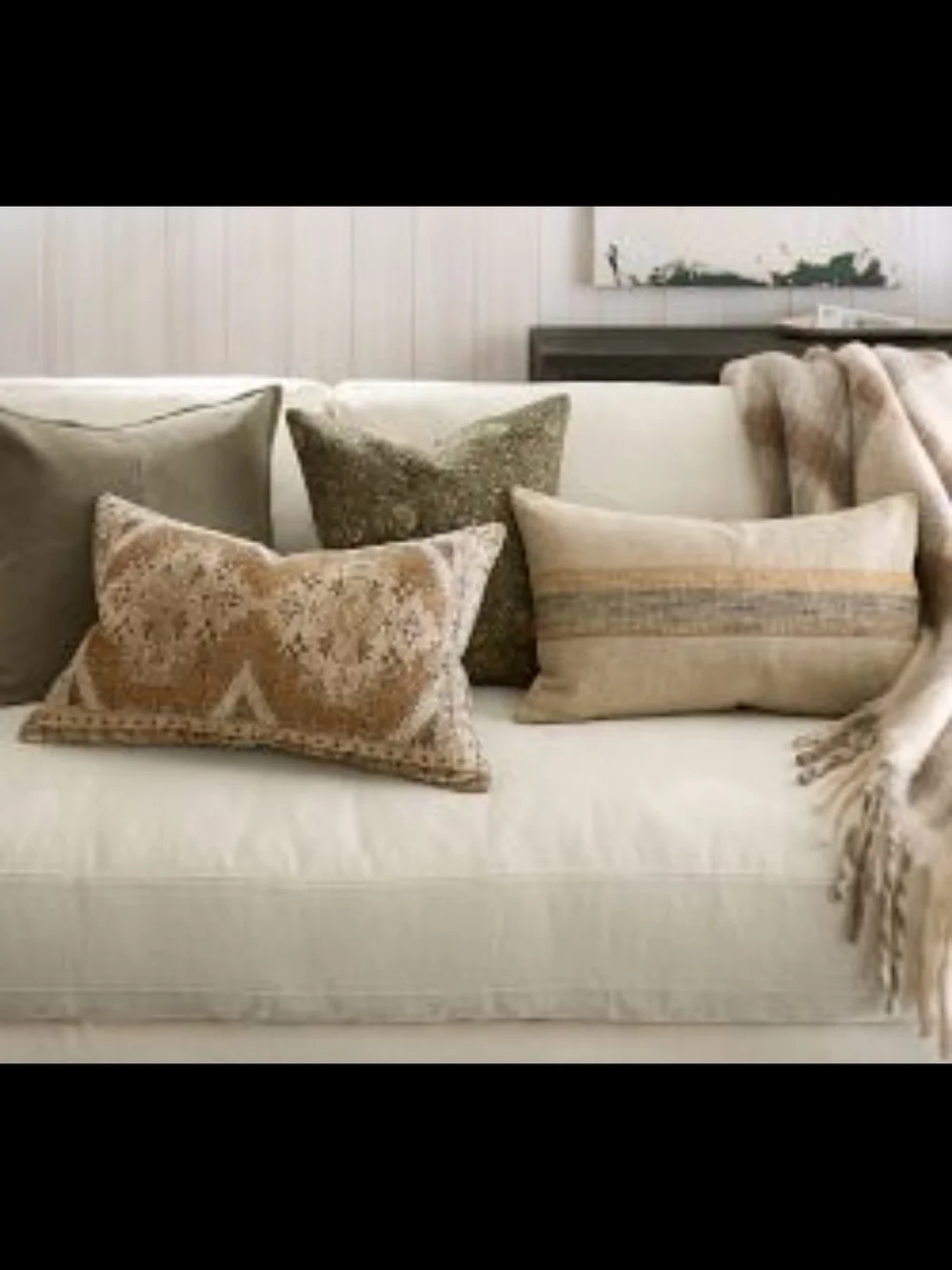 POTTERY BARN Cairns Printed Lumbar Turkish Design